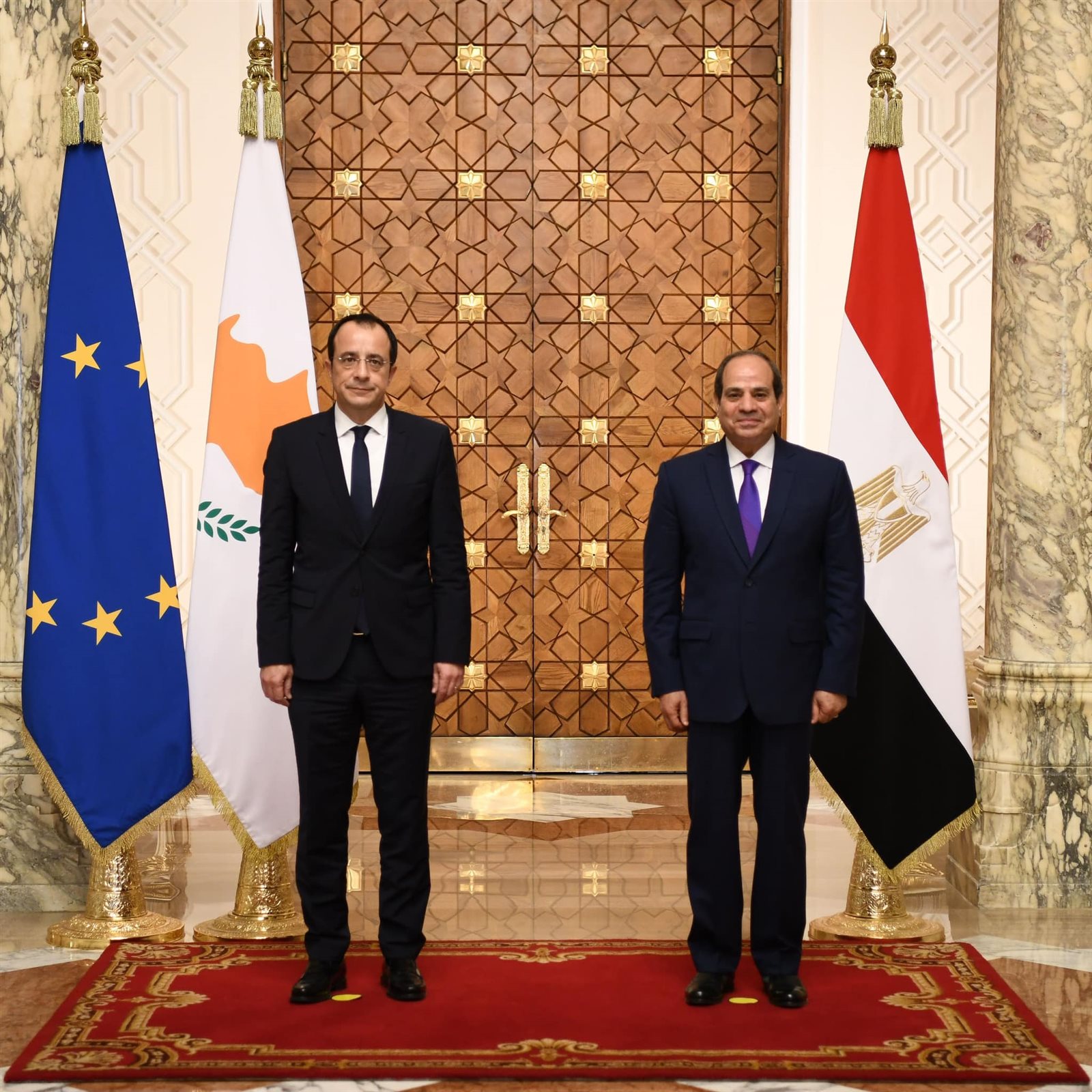 الرئيس السيسي ونظيره القبرصي