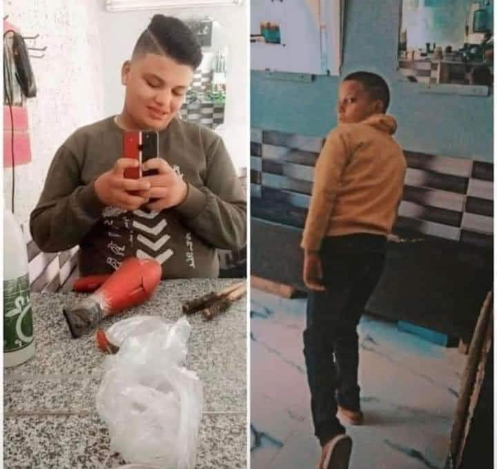 الطفلين