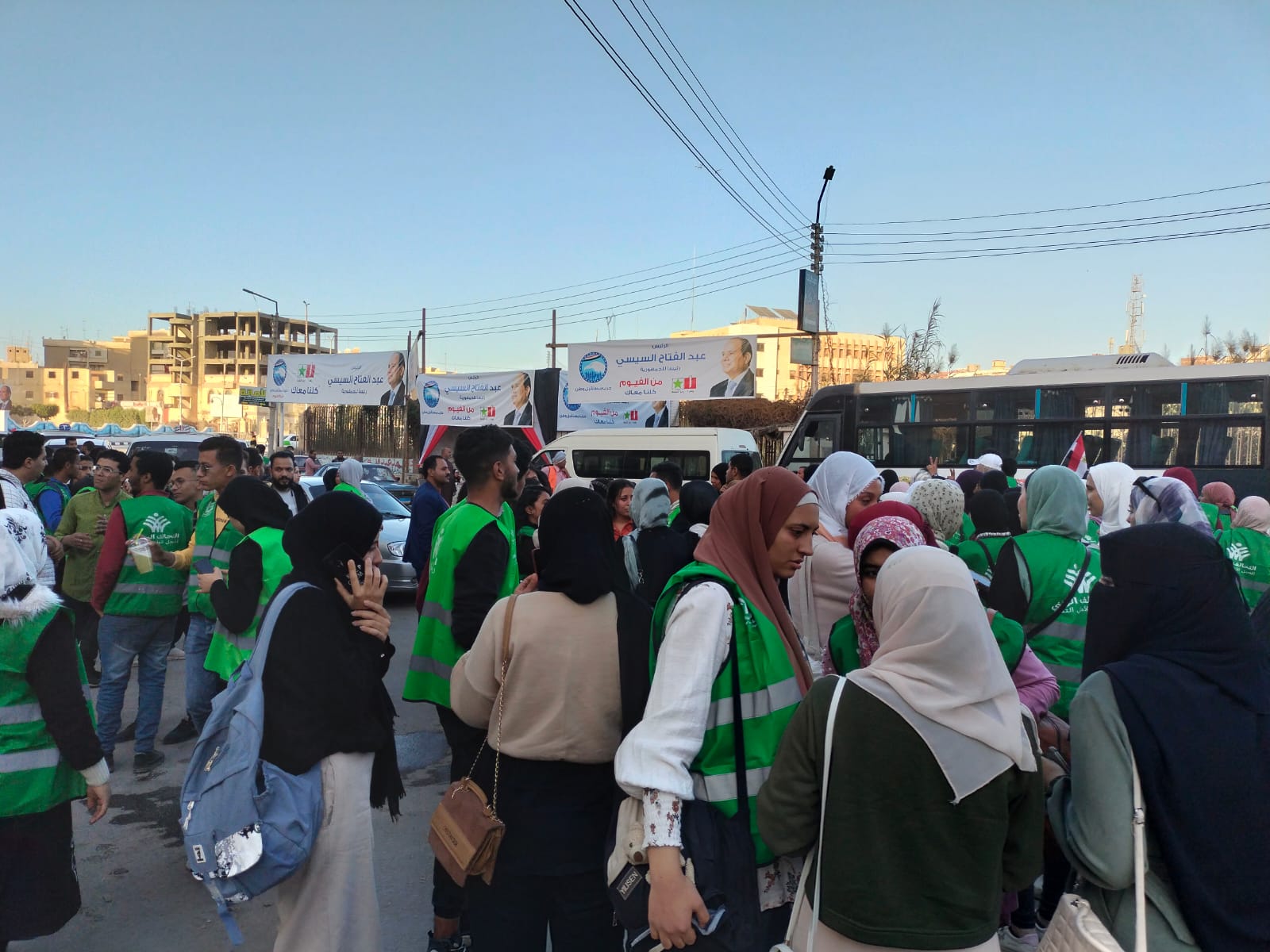معاون محافظ الفيوم يتقدم مسيرة حاشدة لخريجي الأكاديمية الوطنية للتدريب بالفيوم