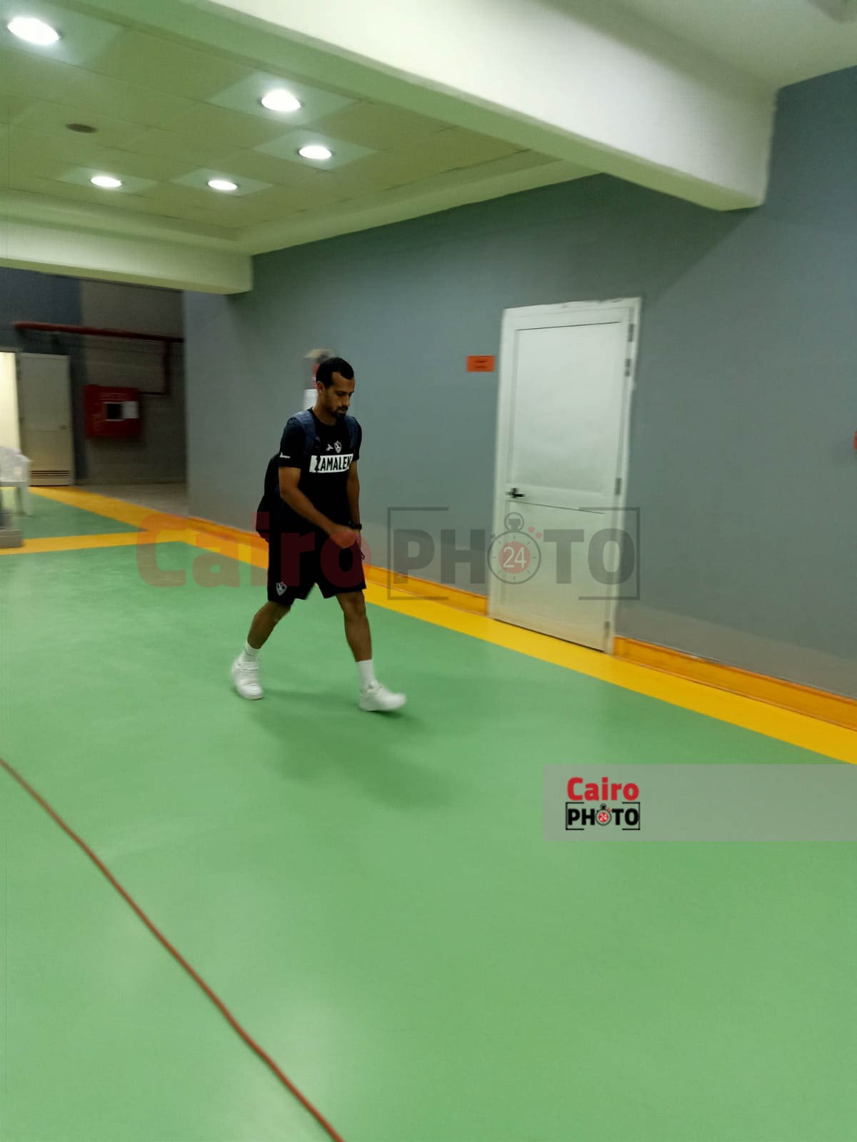 وصول فريق الزمالك لملعب برج العرب (5)