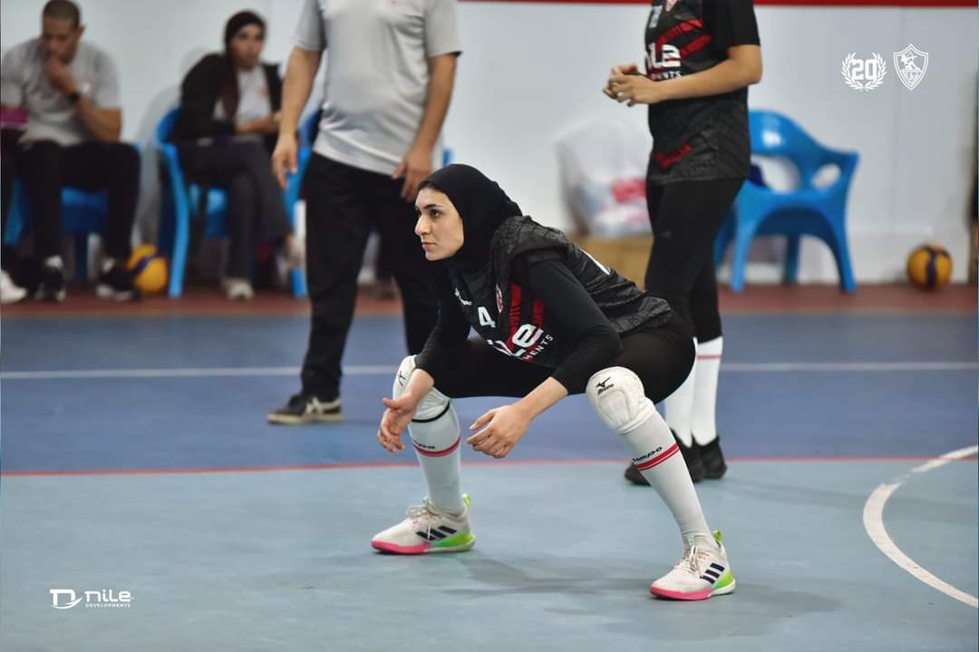 مباراة طائرة الزمالك وفريق أكتوبر (2)
