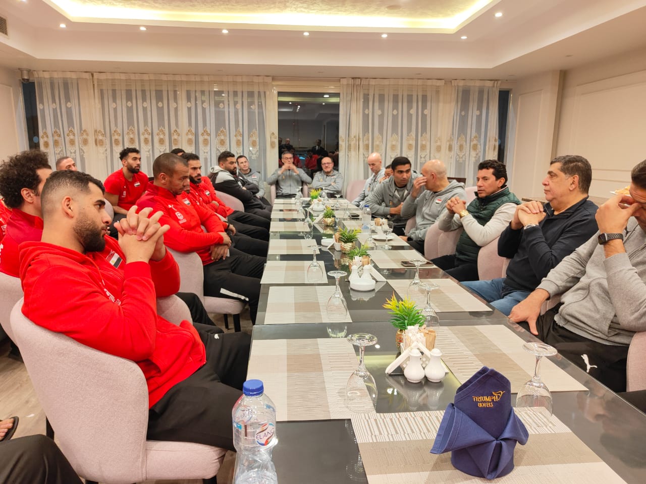 لقاء وزير الرياضة مع لاعبي منتخب اليد (5)