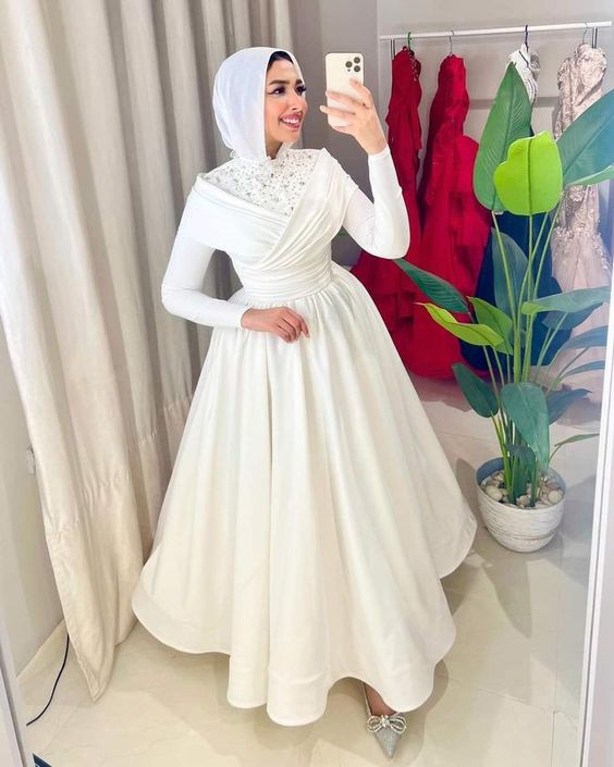 فساتين بنات كبار محجبات