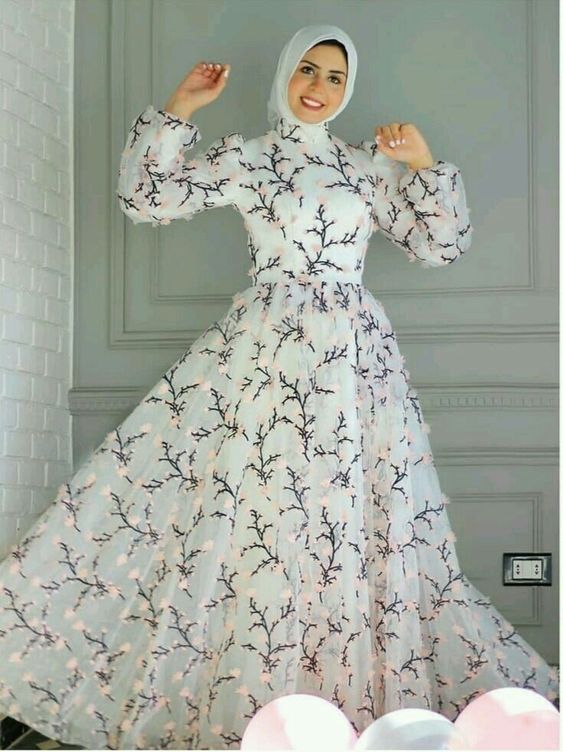 فساتين بنات كبار محجبات