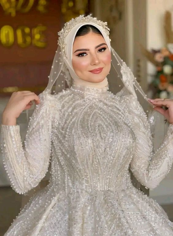 فساتين محجبات للأفراح
