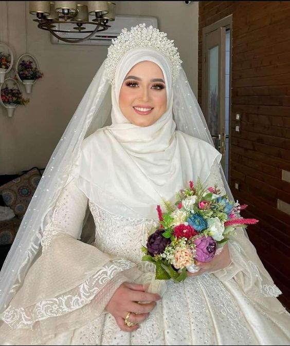 فساتين محجبات للأفراح
