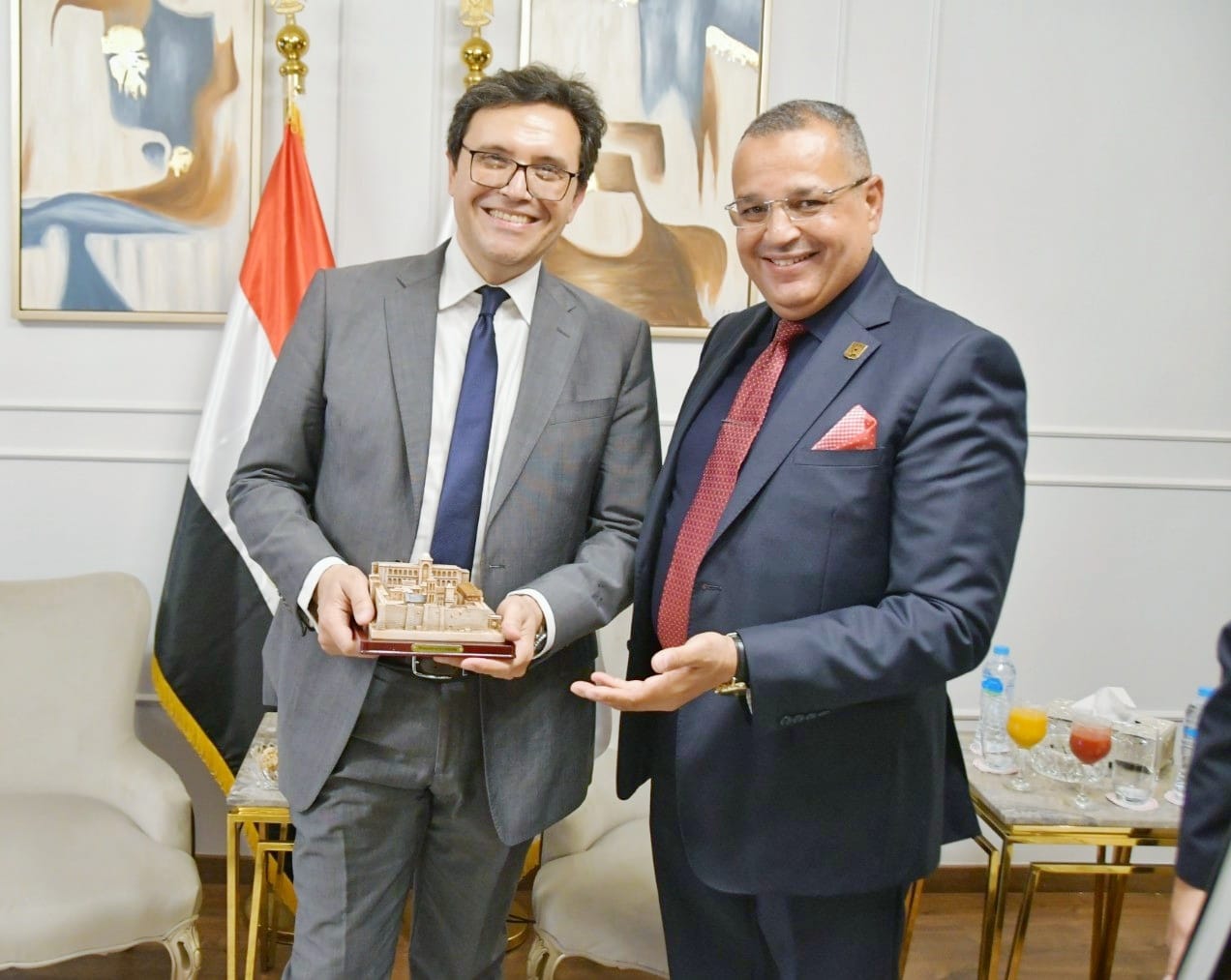 محافظ جنوب سيناء ووزير الثقافة
