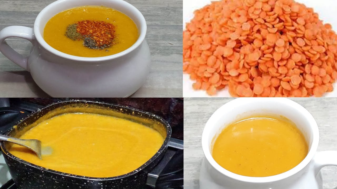 طريقة عمل شوربة العدس مثل المطاعم