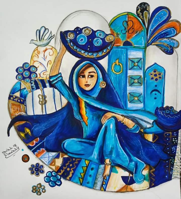 رسومات شعبية قديمة