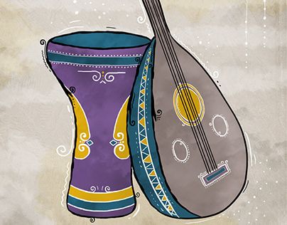 رسم الفن الشعبي المصري