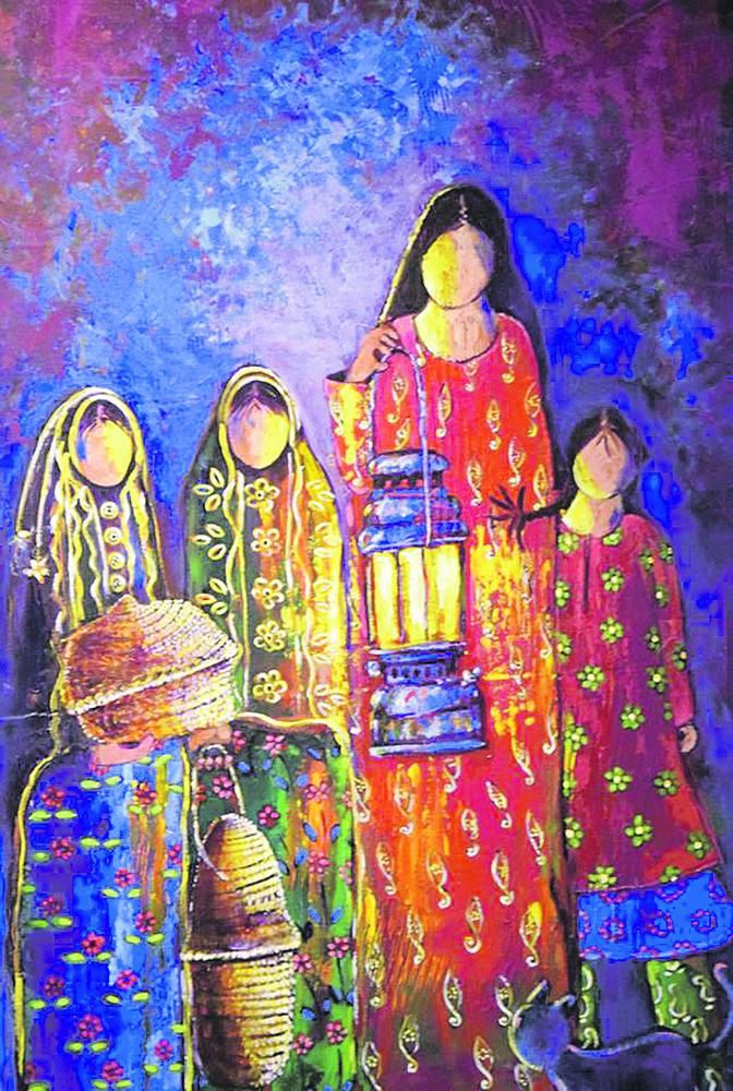 رسم الفن الشعبي المصري