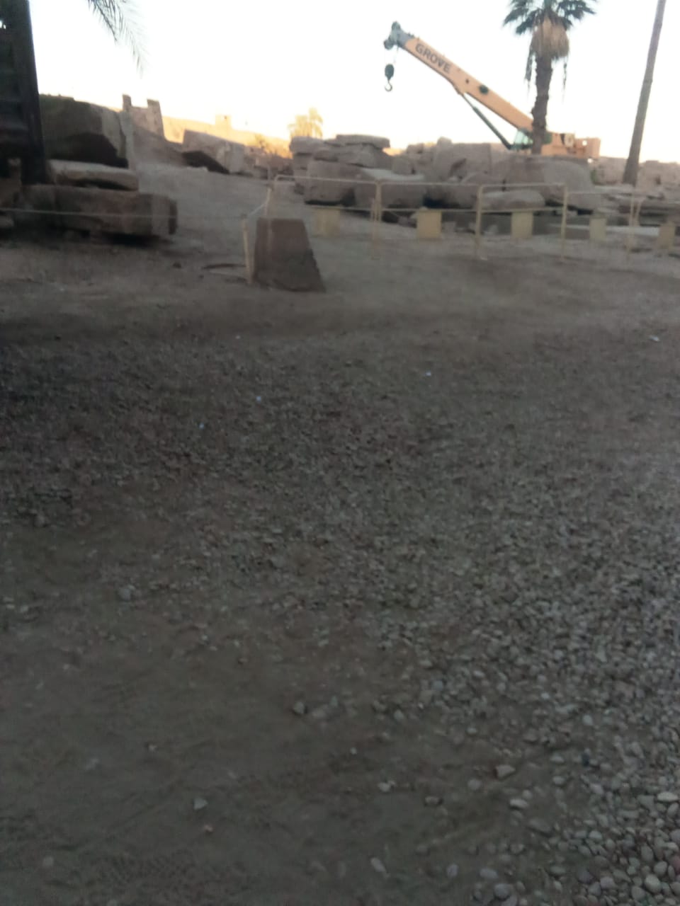 الونش المتسبب في الواقعة&nbsp;