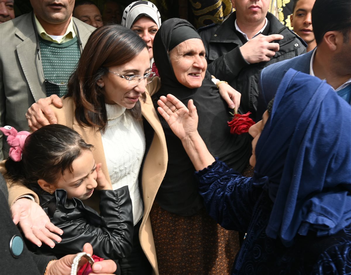 محافظة البحيرة خلال افتتاح المنفذ الثاني لجهاز