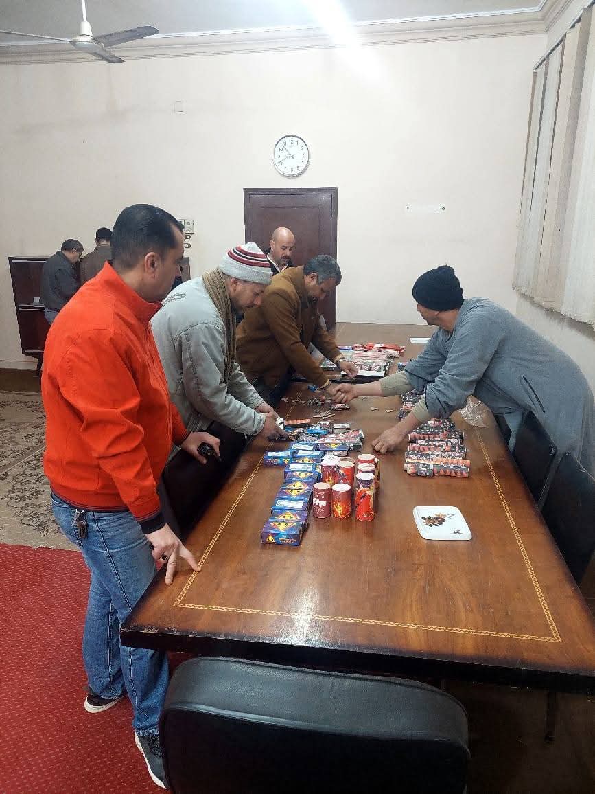 ضبط ألعاب نارية في المنوفية