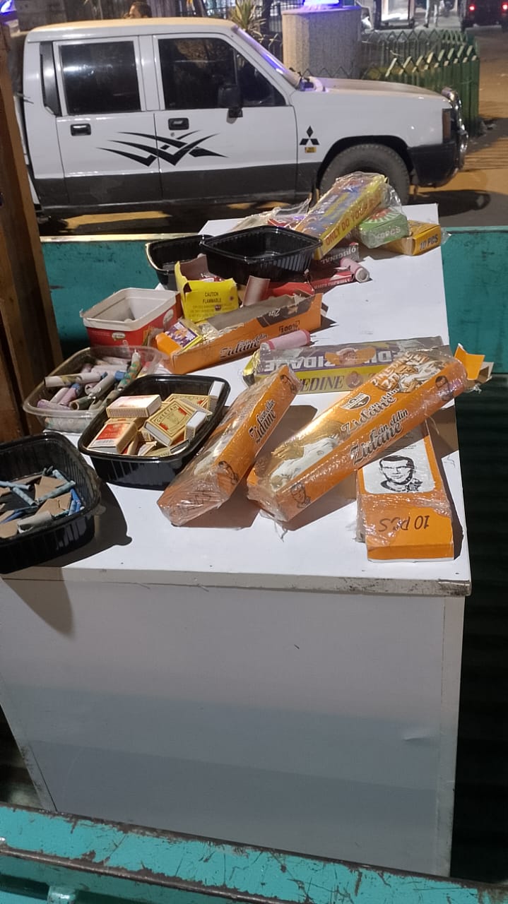 حملات منع بيع ومصادرة الالعاب النارية