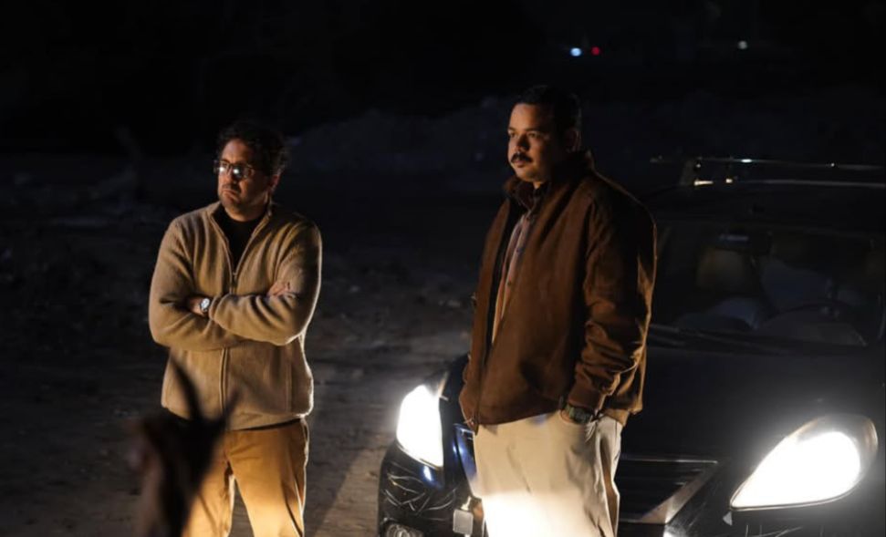الفنان مصطفى غريب والفنان هشام ماجد&nbsp;
