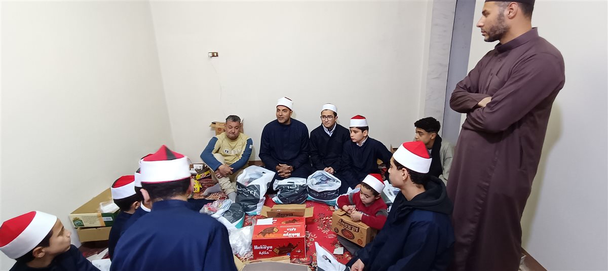 تلاميذ المعهد الأزهري بتلا في المنوفية ينظمون حملات إفطار صائم