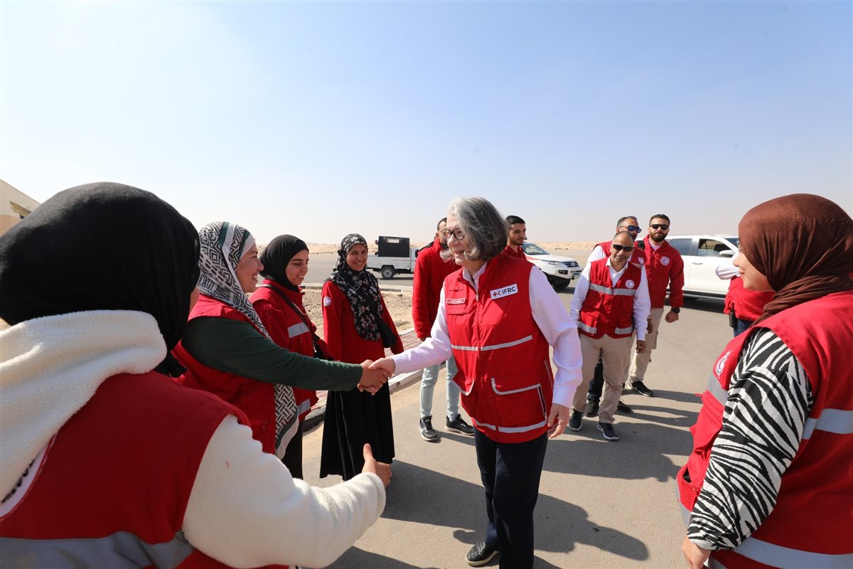 جانب من الزيارة