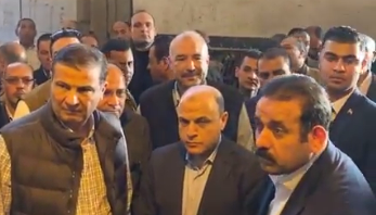 وزير الزراعة يتفقد محطة الغربلة&nbsp;
