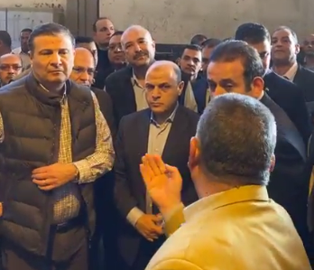 وزير الزراعة يتفقد محطة الغربلة&nbsp;