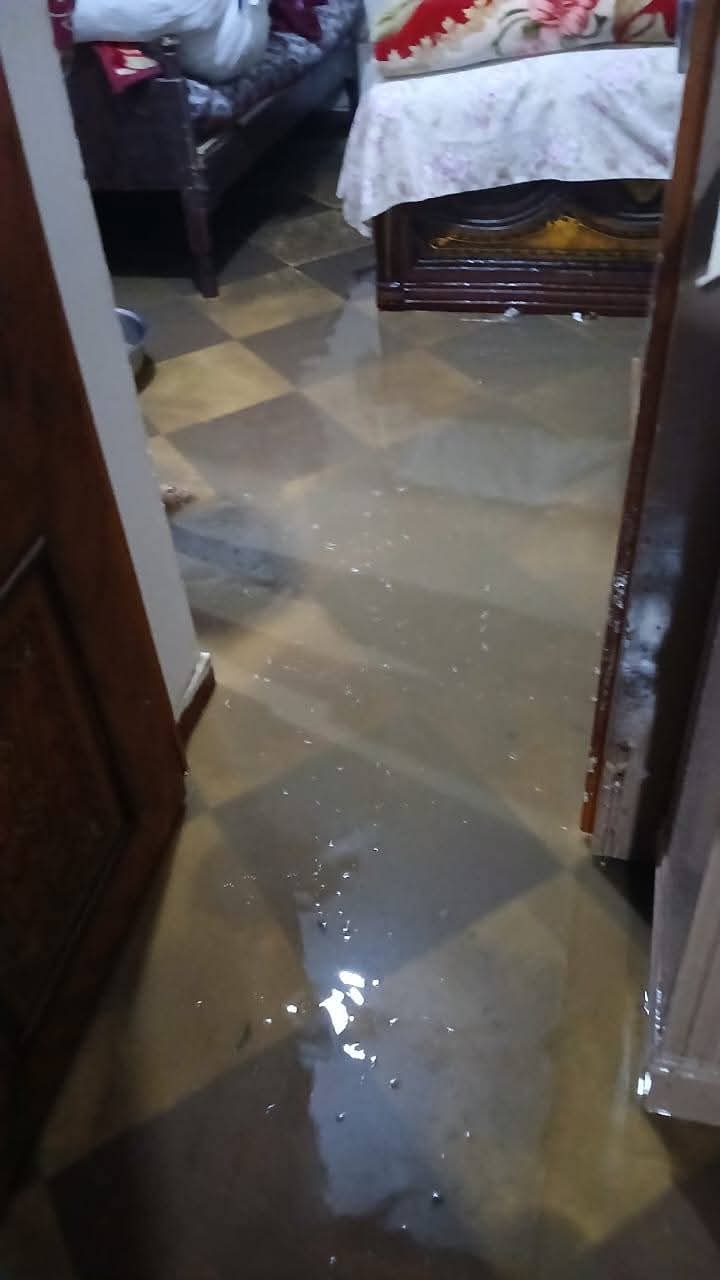 السيطرة على انفجار خط مياه بميت شهالة بالمنوفية