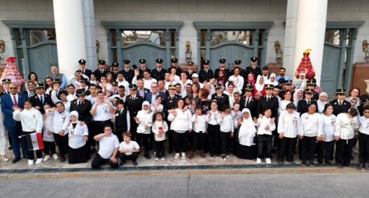 الداخلية تنظم حفل إفطار جماعي لعدد من ذوى القدرات الخاصة بنادي الشرطة