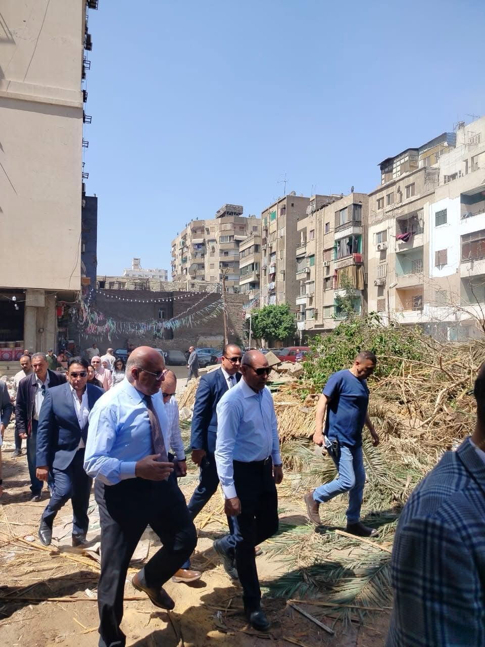 محافظ القاهرة يتفقد أعمال تطوير قصر السكاكيني والمناطق المحيطة بحي الوايلي