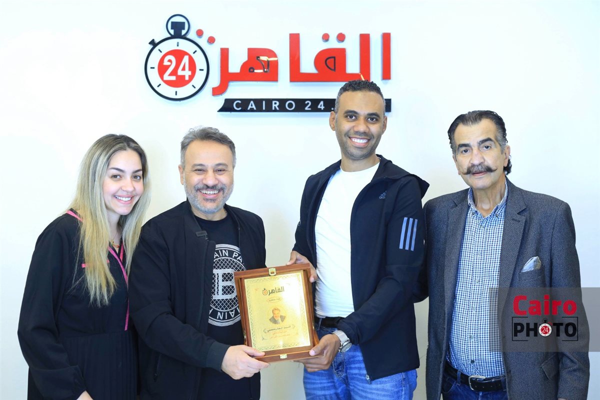 <strong>القاهرة 24 يكرم الفنان إيهاب فهمي عن نجاحه في مسلسل إش إش</strong>