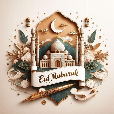 خلفيات عيد الفطر المبارك 2025 بجودة عالية