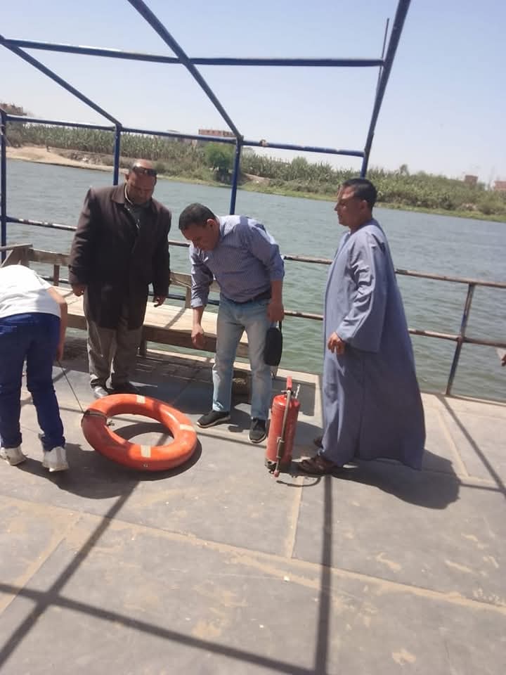 مراجعة المعديات النيلية في عيد الفطر المبارك بالمنوفية