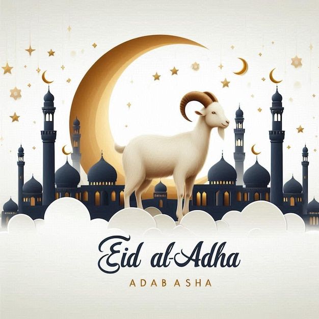 بطاقة تهنئة جاهزة لعيد الأضحى