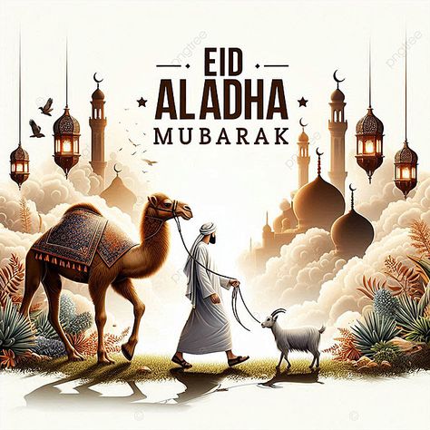 بطاقة تهنئة جاهزة لعيد الأضحى