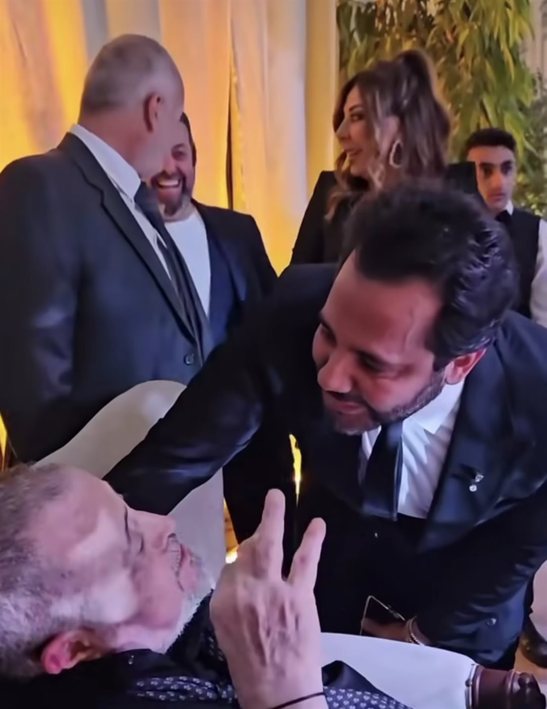 جورج وسوف يحتفل بـ زفاف نجله حاتم