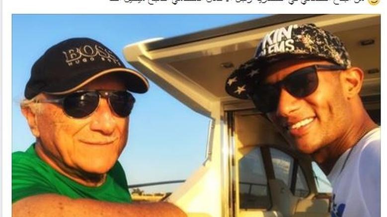 رجل الأعمال ميشيل أحد&nbsp;ومحمد رمضان&nbsp;