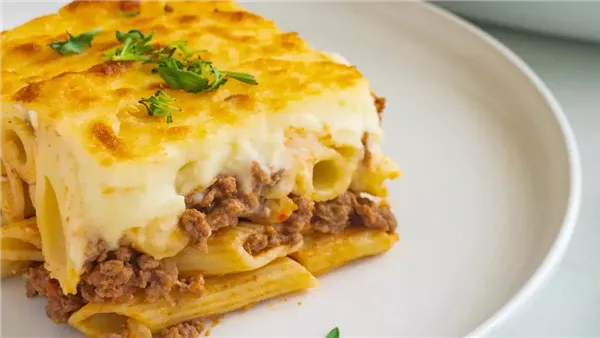 مقادير عمل مكرونة بشاميل بالدجاج