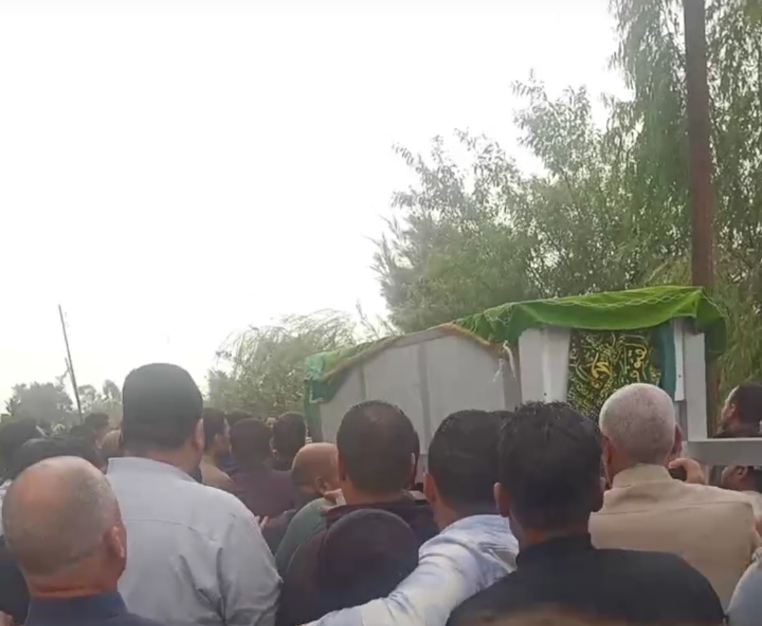 المئات يشيعون جثمان ضحية زوجها بالبحيرة
