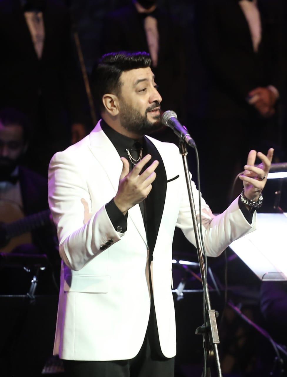 لقطات من حفل نجوم الموسيقى العربية بأعمال العندليب في الأوبرا&nbsp;