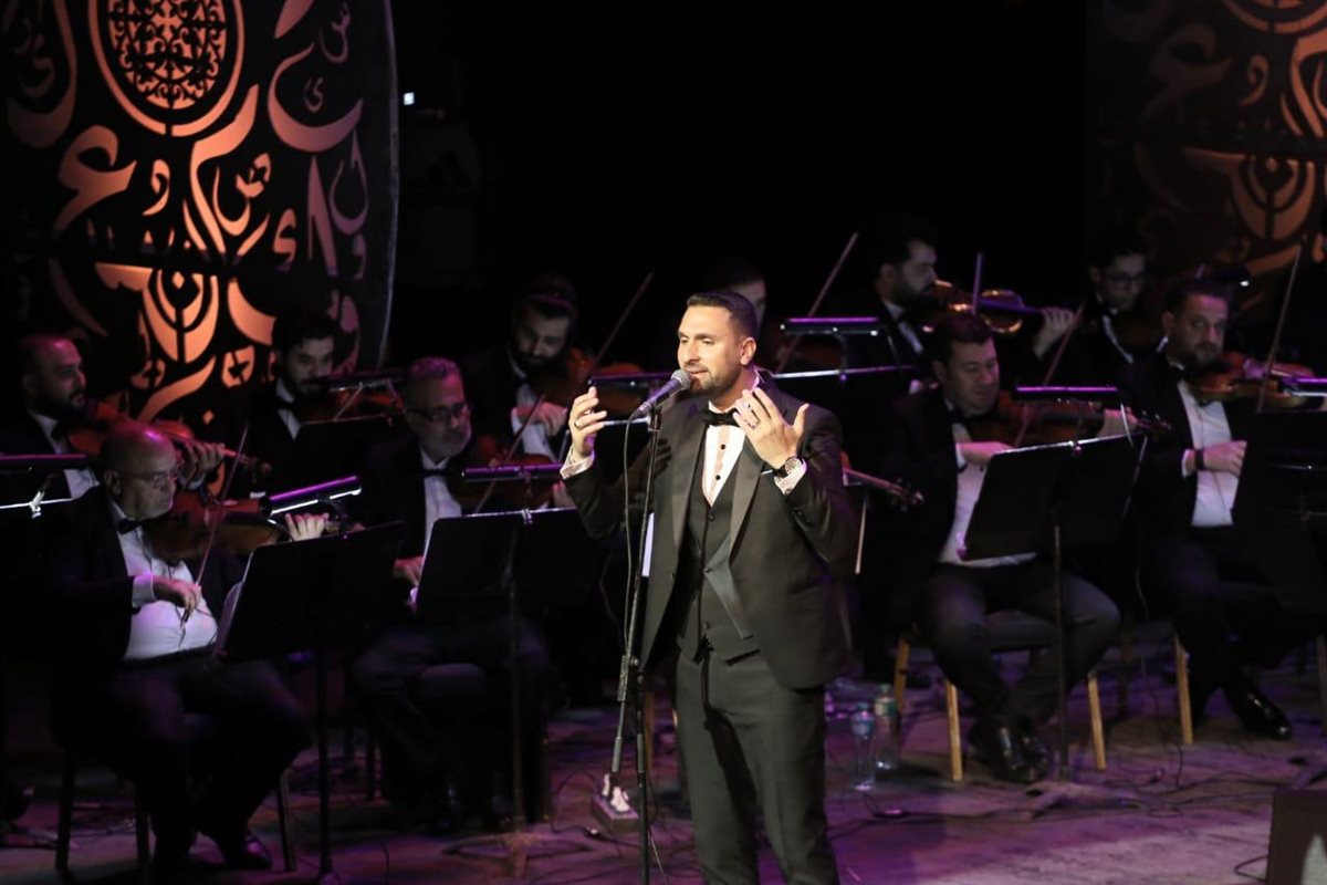 لقطات من حفل نجوم الموسيقى العربية بأعمال العندليب في الأوبرا&nbsp;