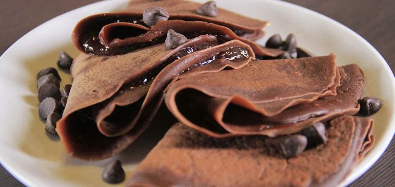 طريقة عمل كريب الشوكولاتة الكريمي