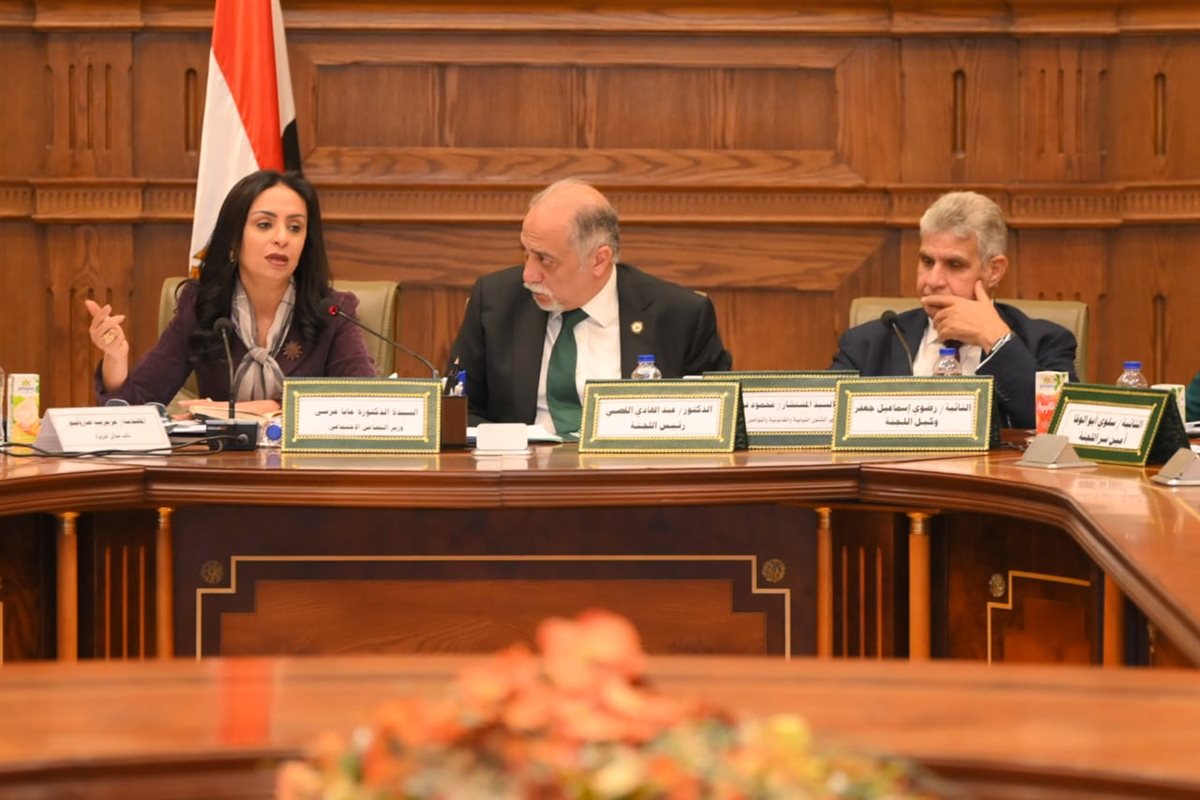 جانب من مشاركة وزيرة التضامن