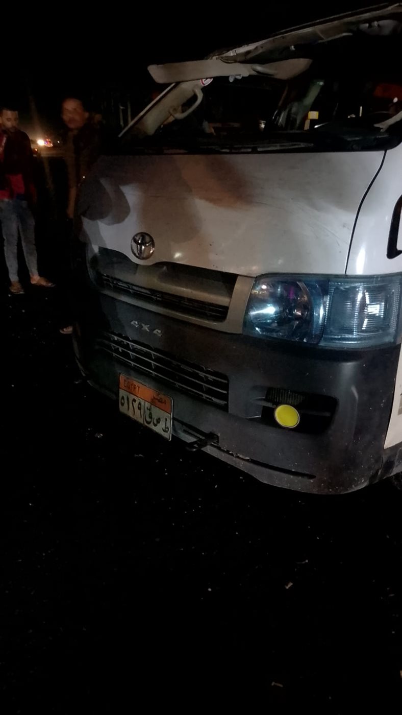 &nbsp;حادث تصادم سيارتين بالإسماعيلية