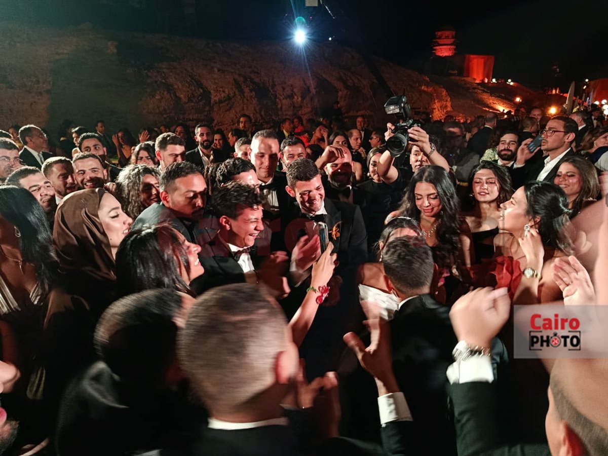 حضور أحمد أبو هشمية ورقص أحمد داش.. لقطات من حفل زفاف كريم داش وهايدي الخولي