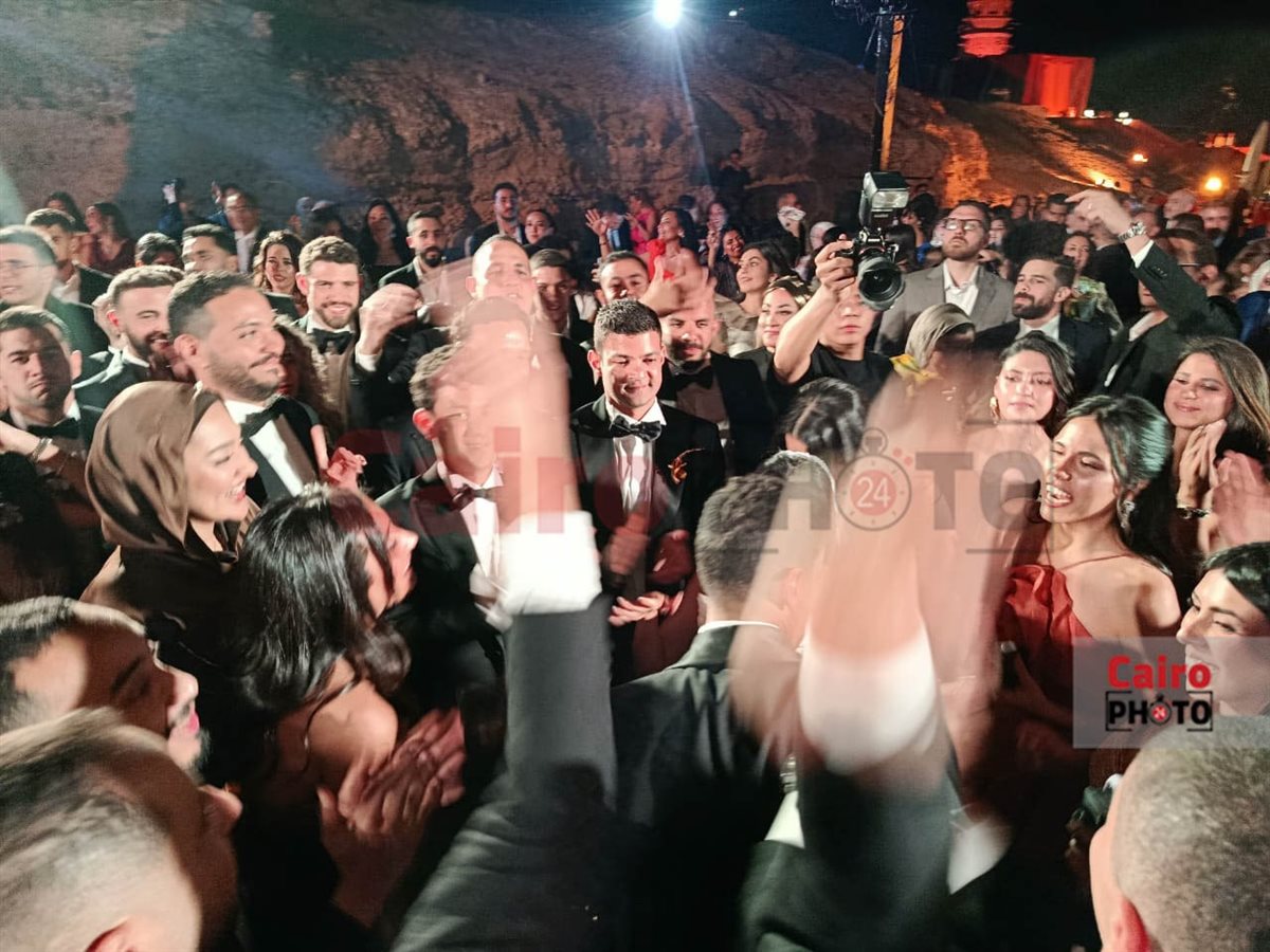 حضور أحمد أبو هشمية ورقص أحمد داش.. لقطات من حفل زفاف كريم داش وهايدي الخولي