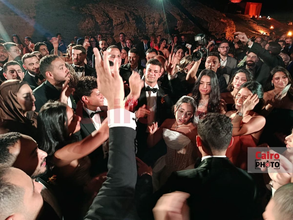 حضور أحمد أبو هشمية ورقص أحمد داش.. لقطات من حفل زفاف كريم داش وهايدي الخولي