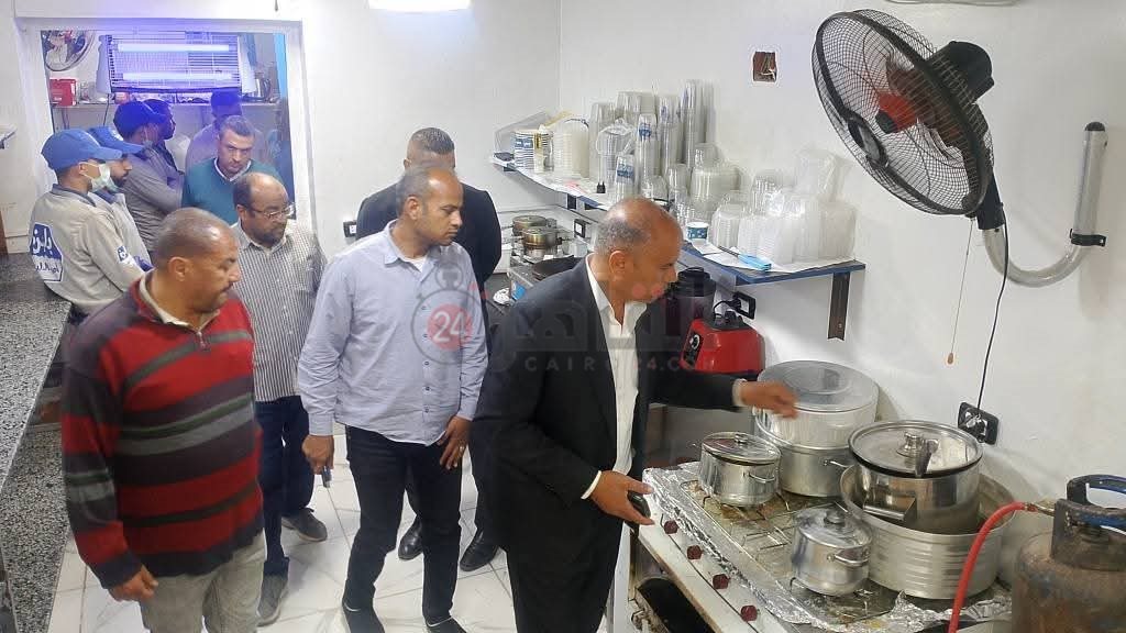 غلق محالات بـ اللبن في المنيا