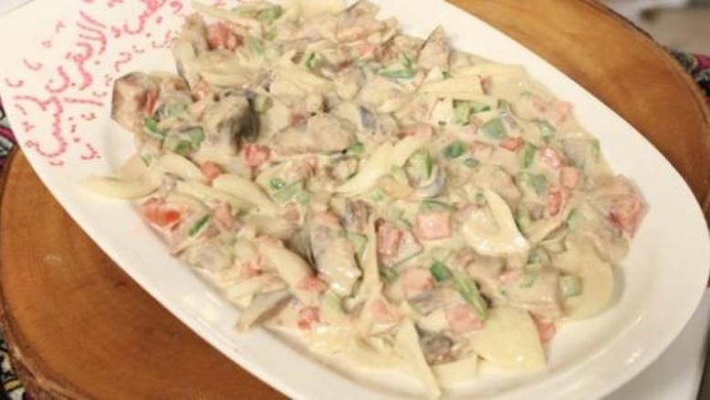 طريقة عمل الرنجة بالطحينة خطوة بخطوة