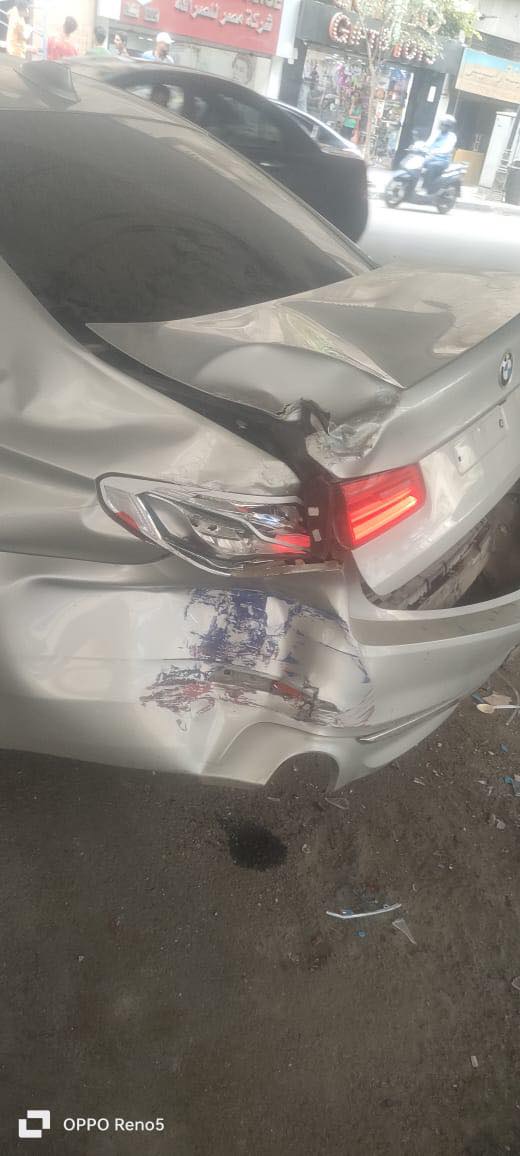 أحمد بلال يتعرض لحادث سير