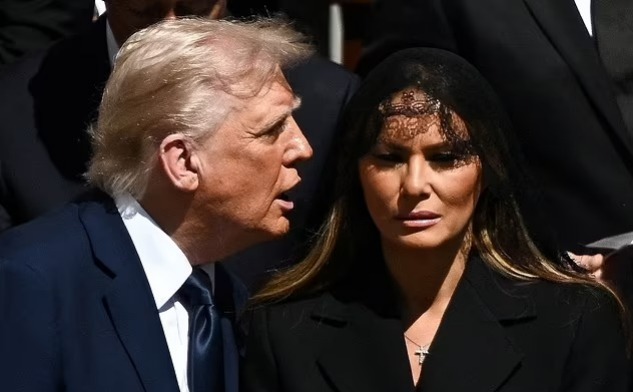 الرئيس الأمريكي دونالد ترامب في جنازة البابا فرنسيس