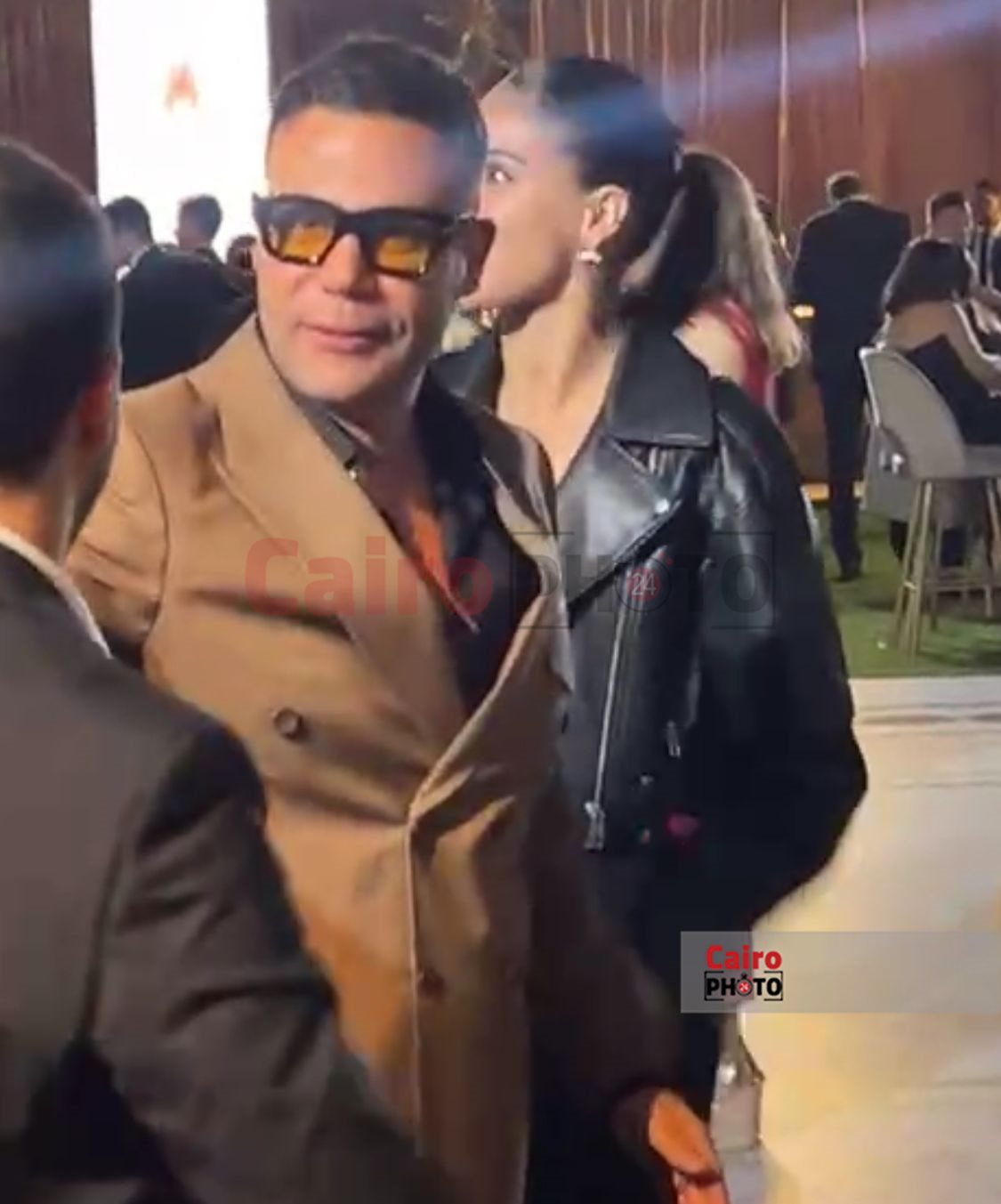 محمد إمام في حفل زفاف ابنة عمه عصام إمام