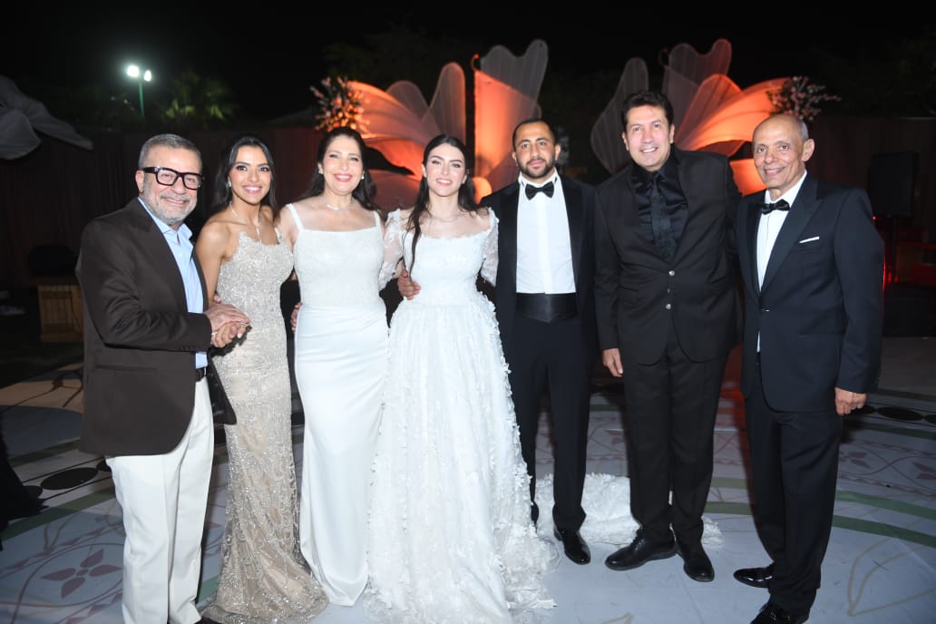كل النجوم الفن في حفل زفاف نور إمام ابنه شقيق عادل إمام